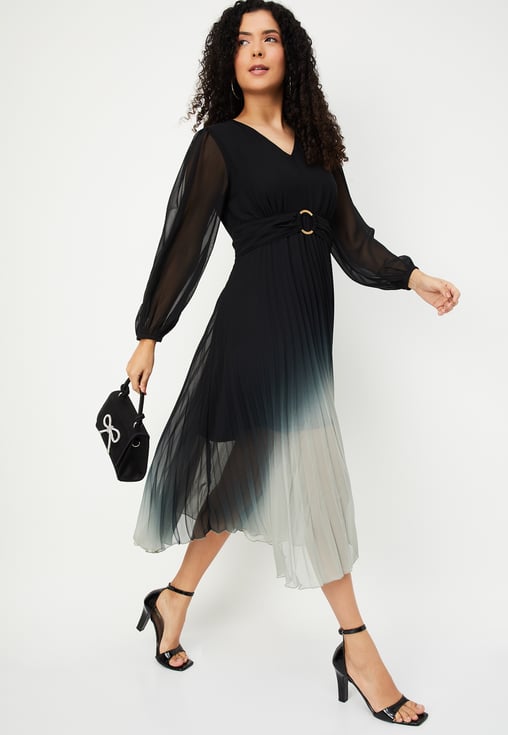 A-Line Midi Dress