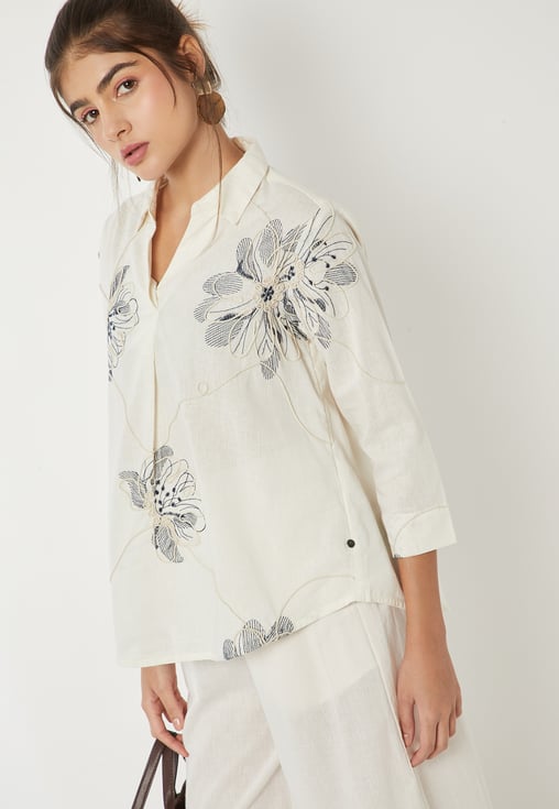 Abstract Print Shirt