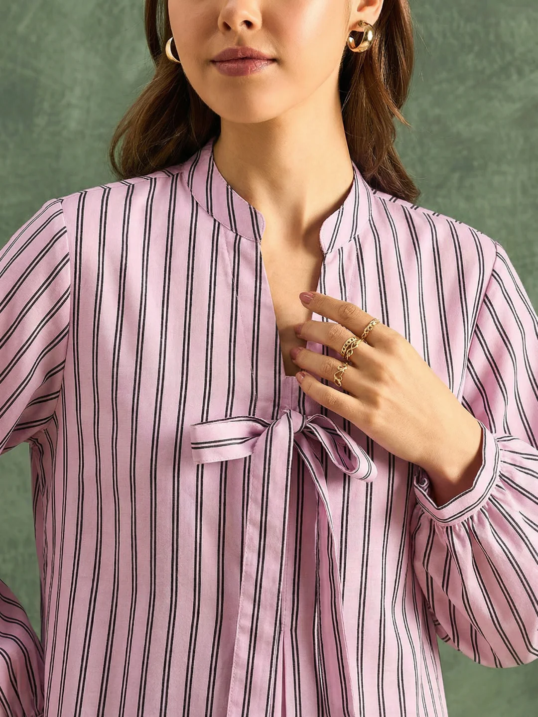 Solid Satin Shirt