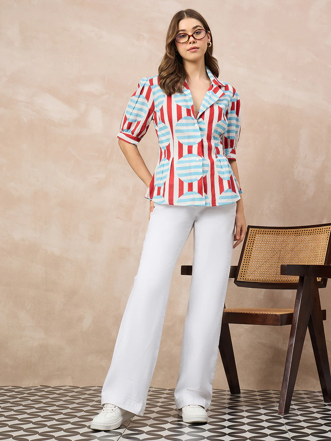 Printed Oversized Shirt