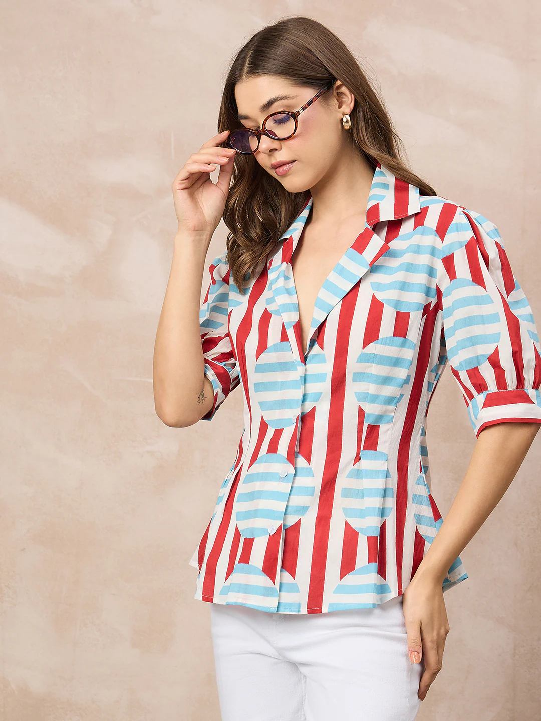 Printed Oversized Shirt