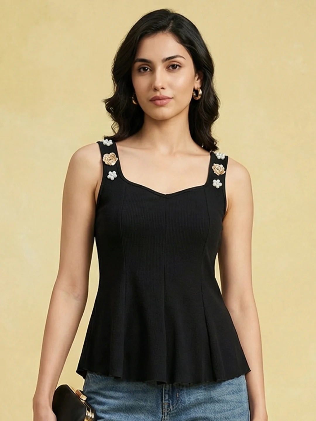 Off Shoulder Crop Top