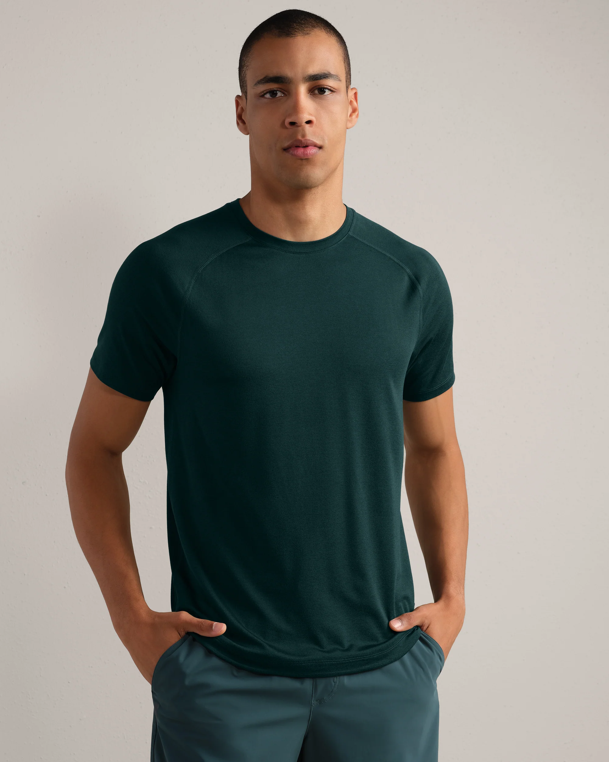 Acid Wash Drop Shoulder Tee