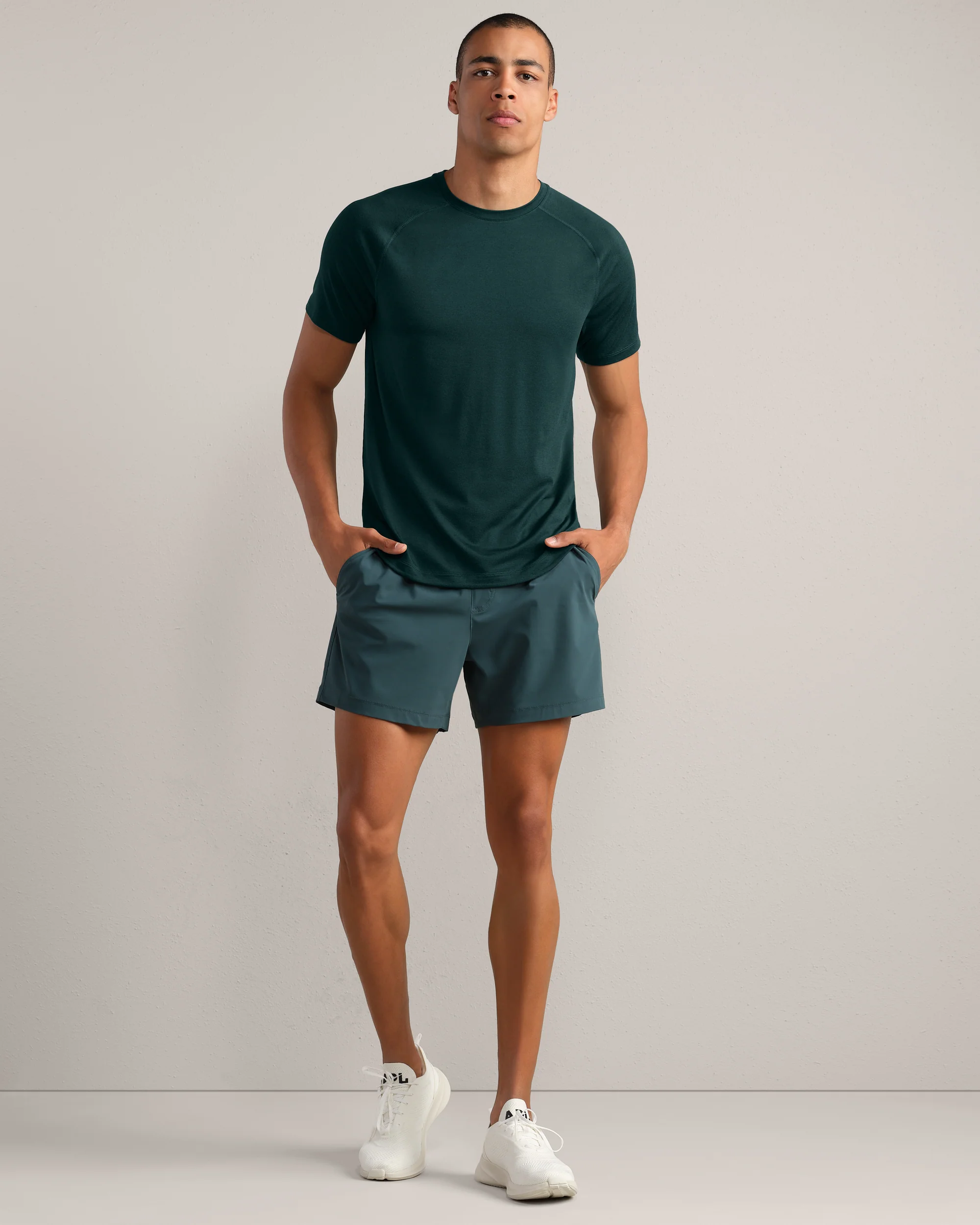 Acid Wash Drop Shoulder Tee